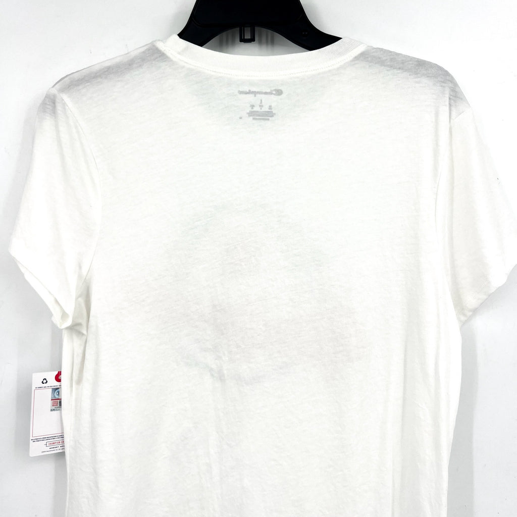 CHAMPION Womens N Carolina State Wolfpack T-shirt LARGE White Short Sleeve NWT
