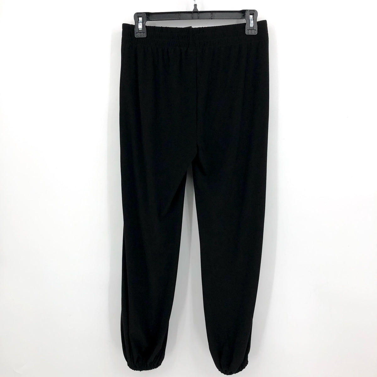 NORMA KAMALI Women's Boyfriend Puff Jogger Pants XS Black Elastic Waistband NWT
