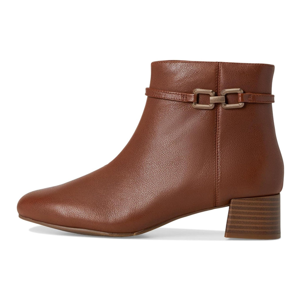 Clarks Womens Iridessa Air Ankle Boot Size 11 Wide EU 42.5 Brown Dark Tan NWOB