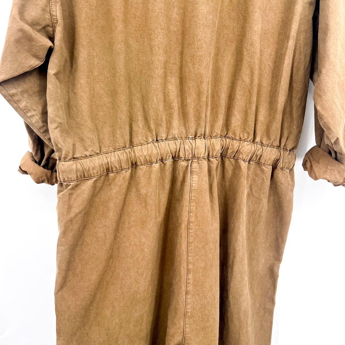 GOOD AMERICAN Women's Good Cinched Jumpsuit 3XL Olive Green Canvas NWT