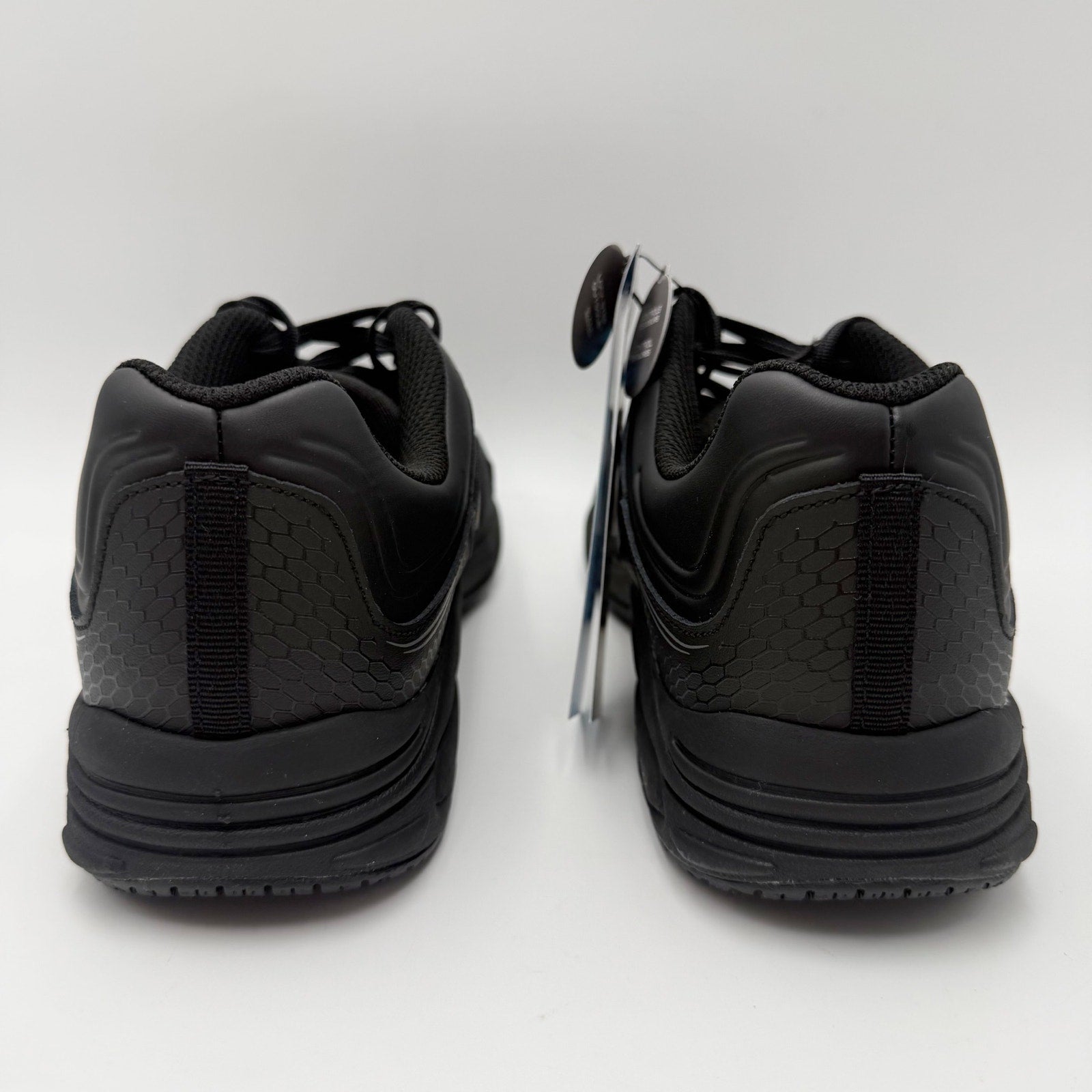 Dr. Scholls Womens Blaze Work Sneakers Size 10 M Black Leather SR NIB