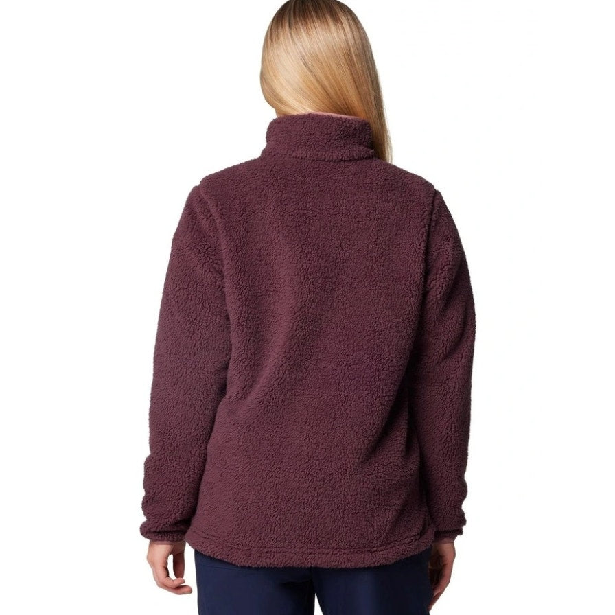 COLUMBIA Women's West Bend Full Zip II Fleece Jacket Large Purple Moonvista NWT