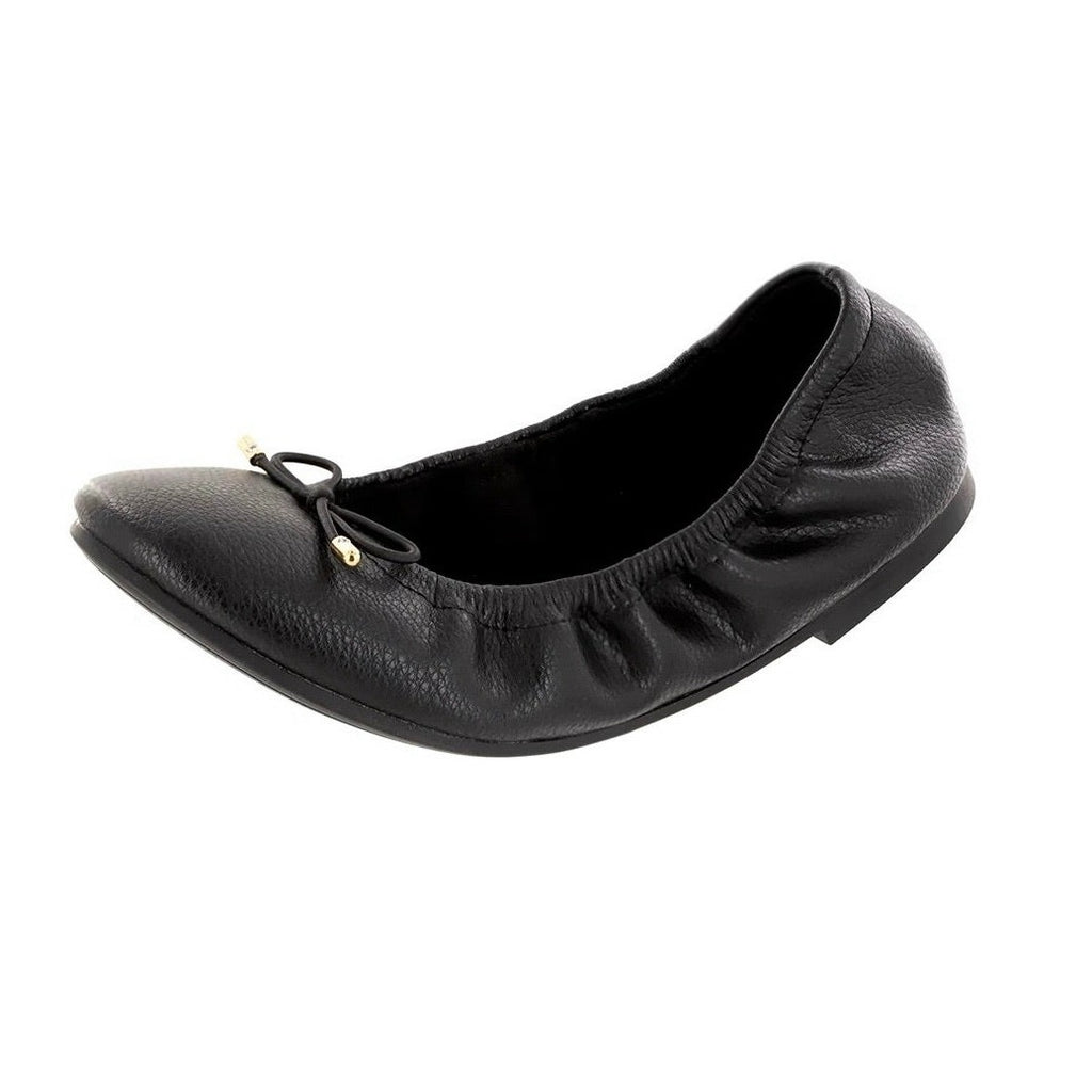 MIA Womens URI Ballet Flats Size 7.5 M Black Leather NWOB