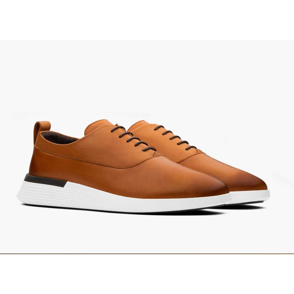 Wolf & Shepherd Crossover Longwing Oxford Sneaker Men 6 Womens 8 Tan Leather NIB