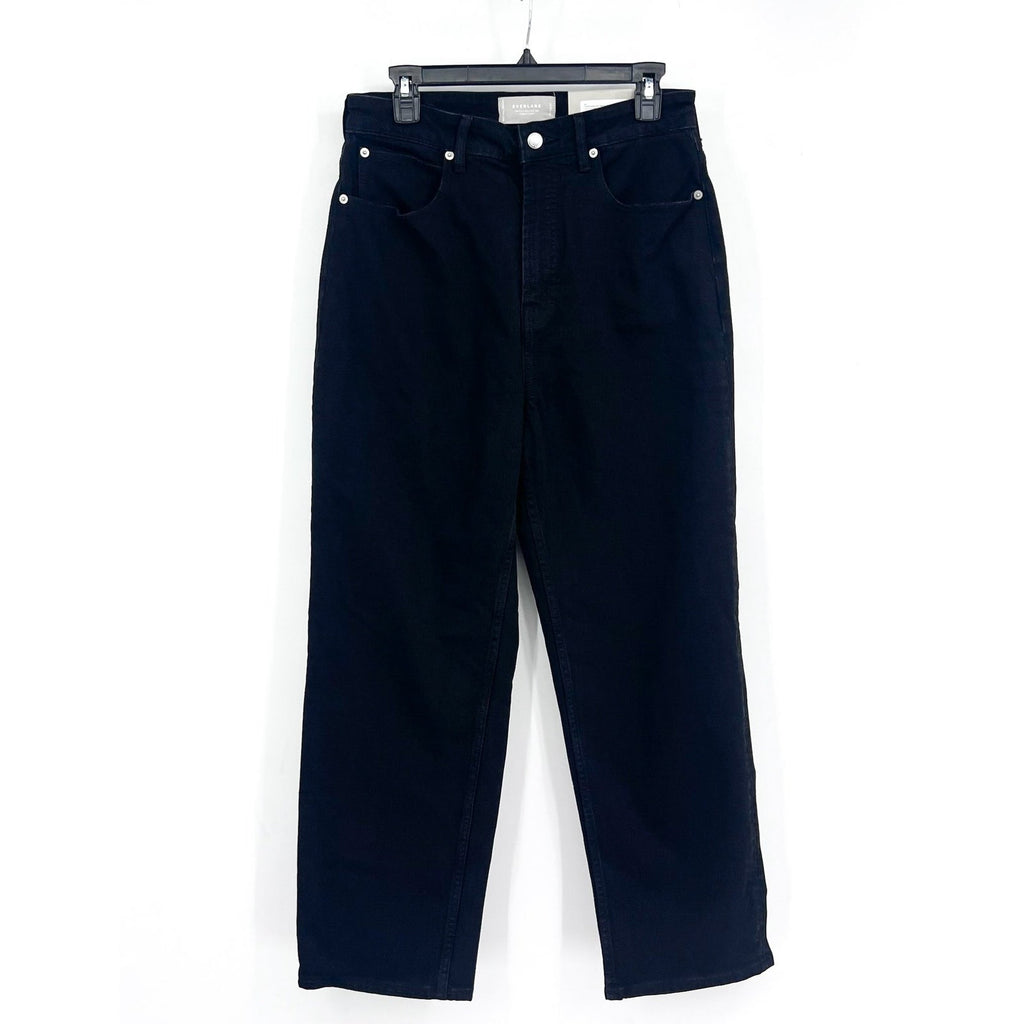 EVERLANE Women's The Curvy Way High Jeans 29x27 US 8 Black Organic Cotton NWT