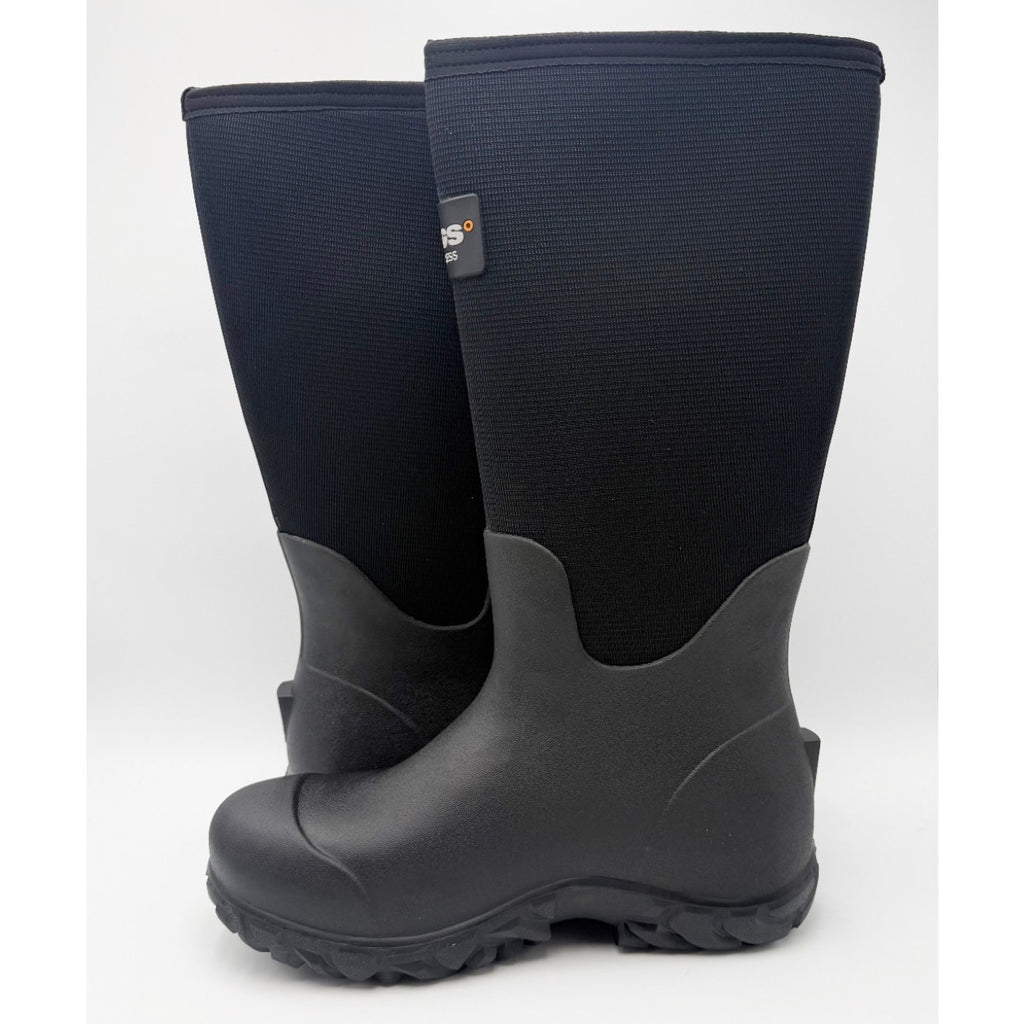 Bogs Men's Workman 17 Boots Size 9 EU 42 Black Comp Toe Insulated Waterproof NIB