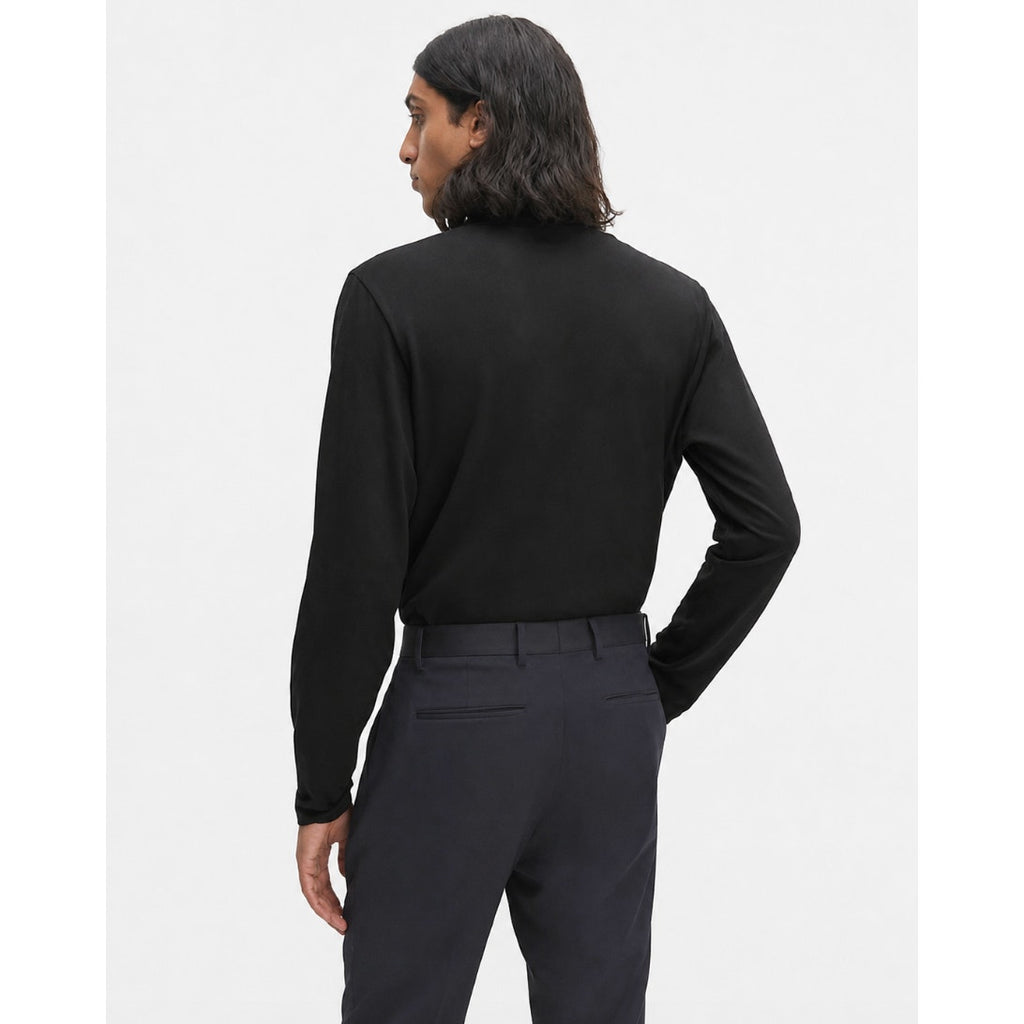 EVERLANE UNIFORM Mens The Organic Cotton Turtleneck XXL Black NWT