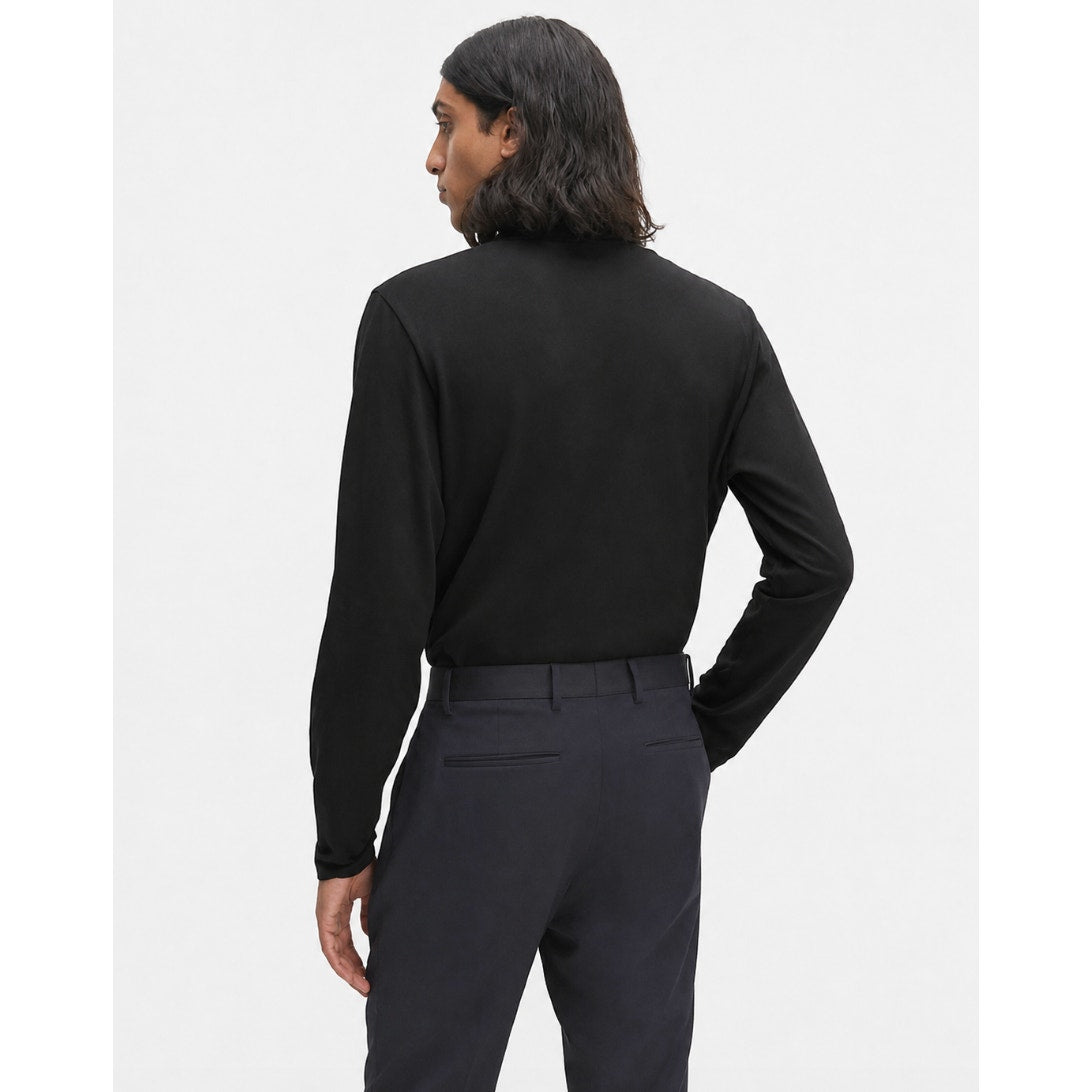 EVERLANE UNIFORM Mens The Organic Cotton Turtleneck XXL Black NWT