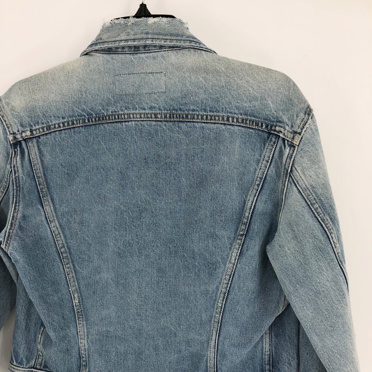RE/DONE Women's 70s Rodeo Denim Jacket Small Blue Light Worn Distress NWOT