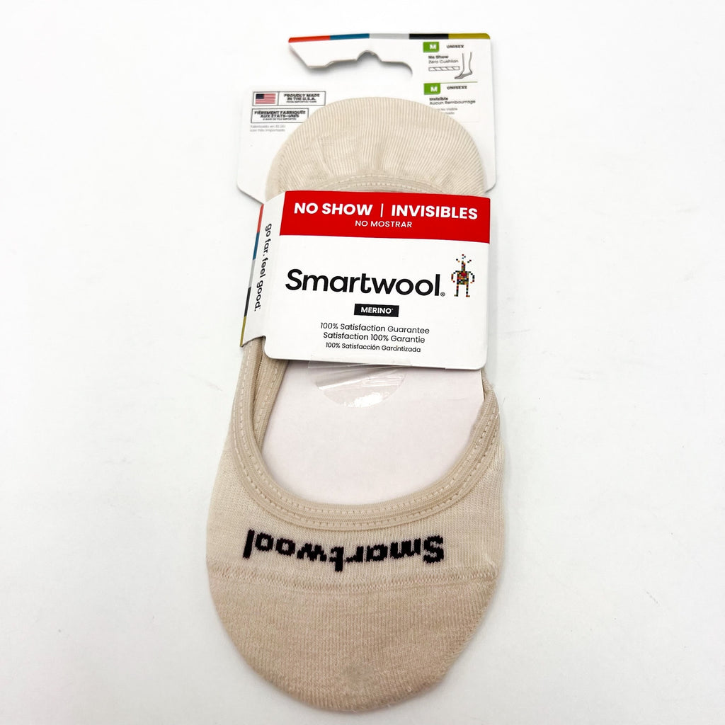 SMARTWOOL Women's Everyday No Show Socks 2 Pairs Medium Black Cream NWT