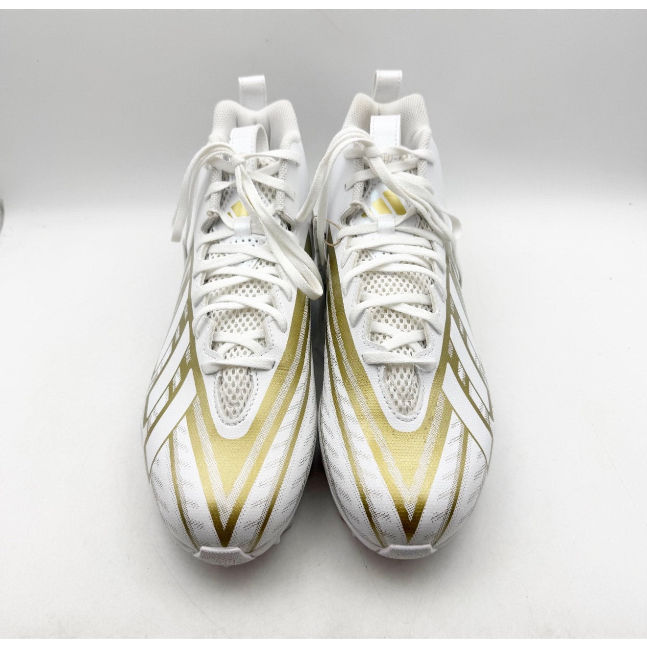 Adidas Men's Freak Spark MD 23 Football Cleats US 10.5 White Gold Athletic NWOB