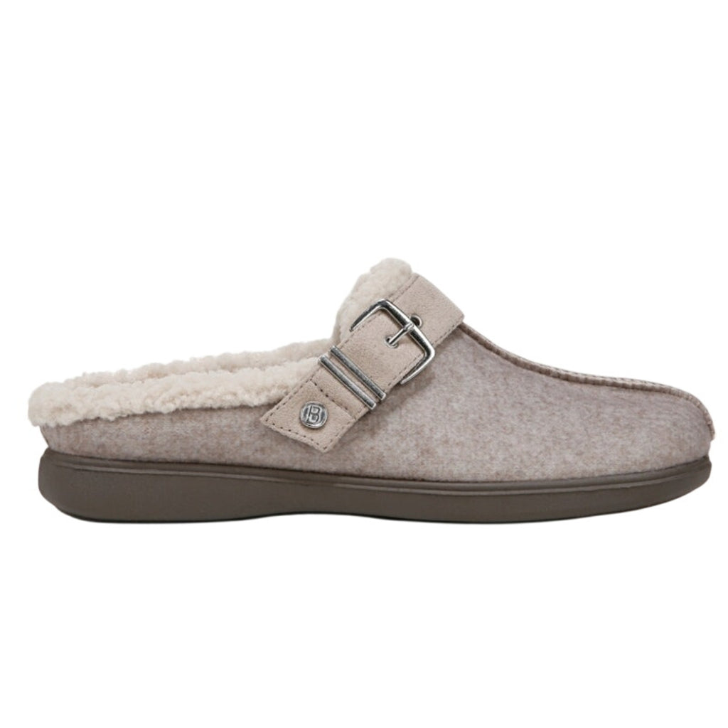 Bzees Womens Eternity Mules Size 6 M EU 36 Beige Taupe Slip On NIB