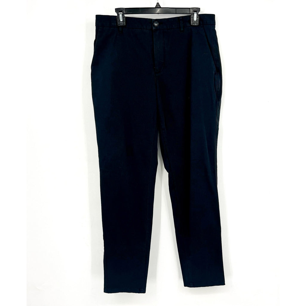 Everlane Uniform Men's Performance Chino Pants 32 X 32 Black Flat Front NWT