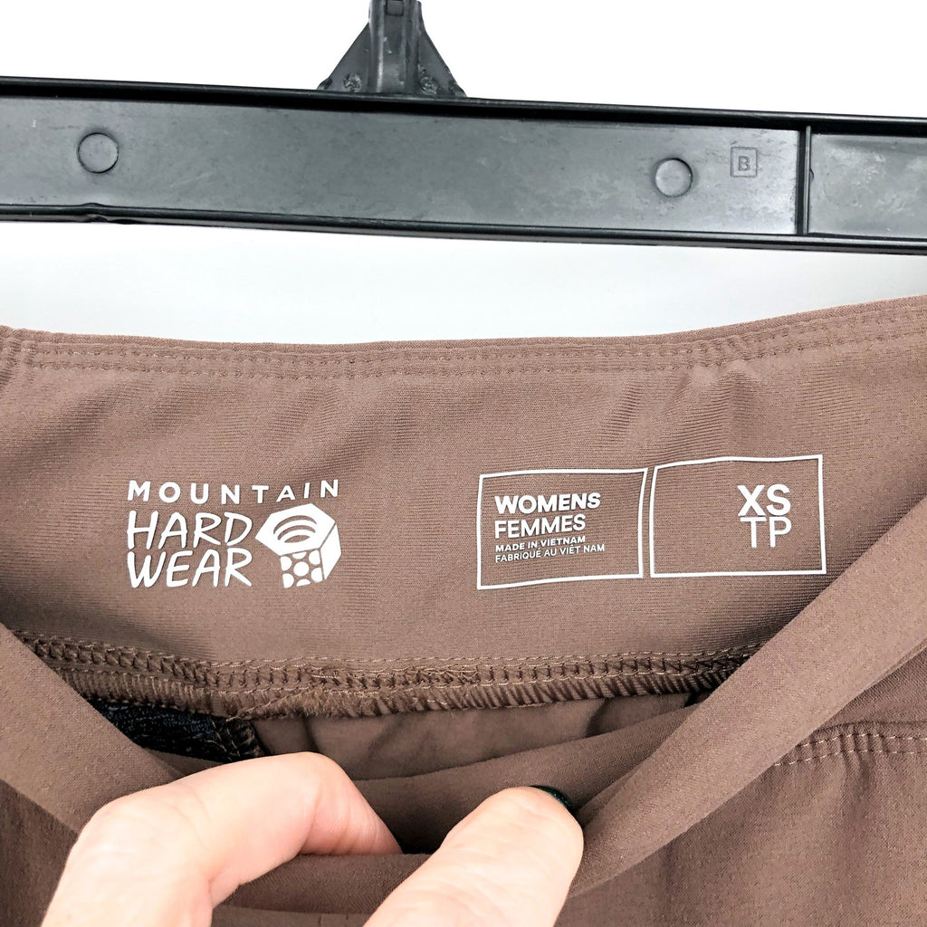 MOUNTAIN HARDWEAR Women's Dynama 2 Ankle Pants XS Brown High Rise NWT