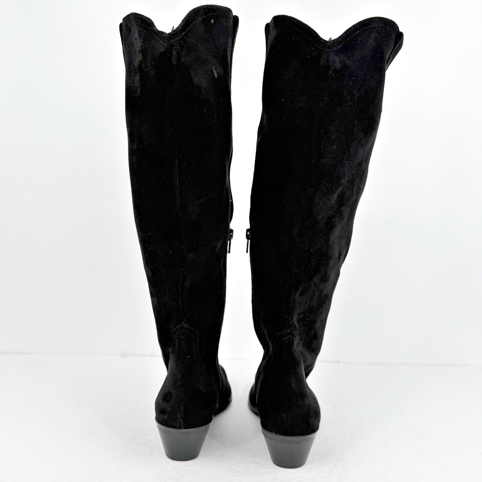 Dolce Vita Womens Kit Knee High Boots US 6.5 M EU 37 Black Fabric NWOB