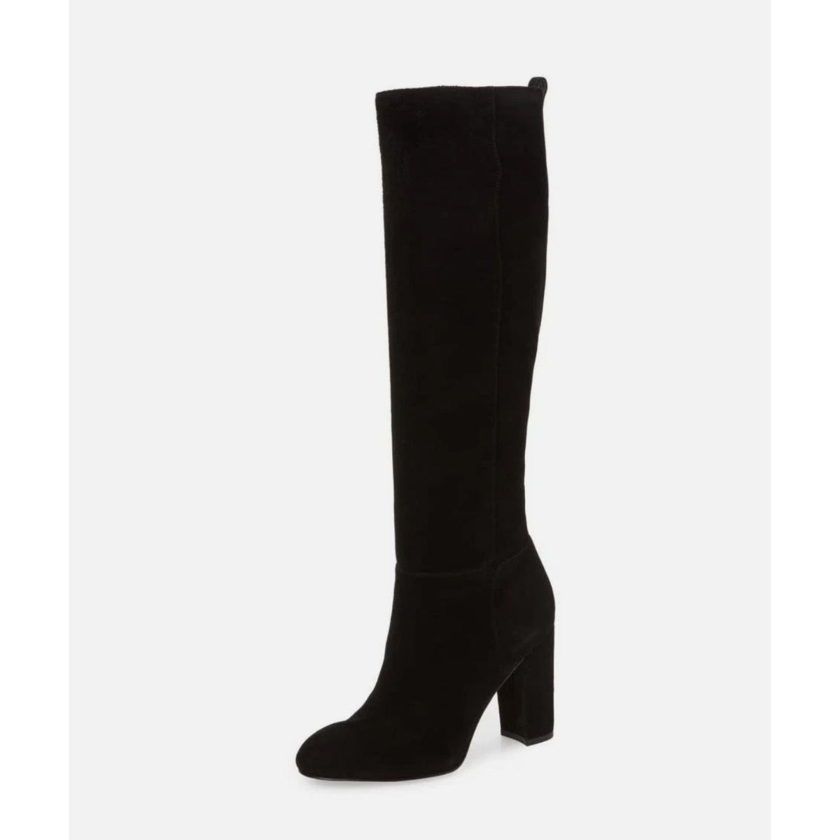 Sam Edelman Womens Caprice Heeled Knee High Boots Size 6 EU 36 Black Suede NWOB