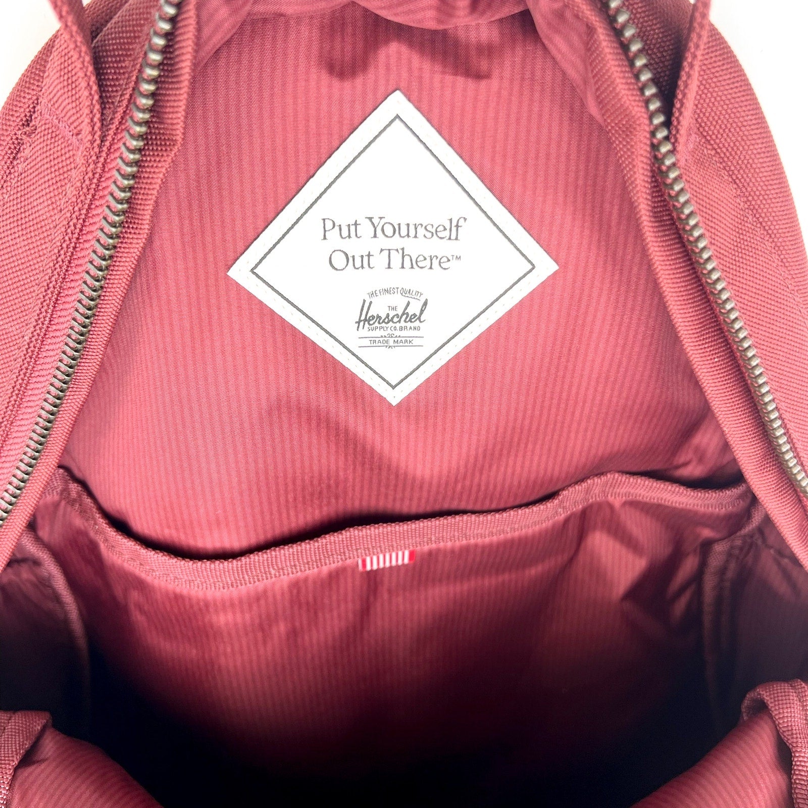 HERSCHEL SUPPLY CO. Nova Quilted Backpack Oxblood Red NWT