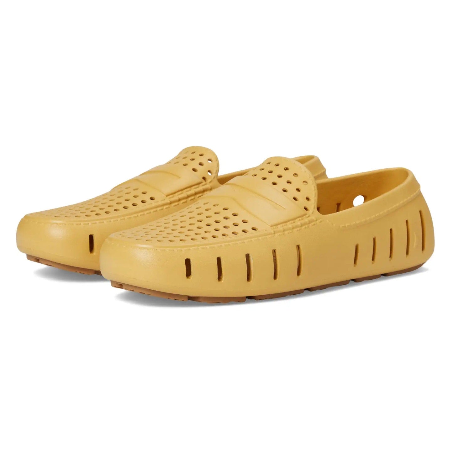 Floafers Mens Country Club Driver 2.0 Loafer Size 11 Yellow Dunne Gum NWT