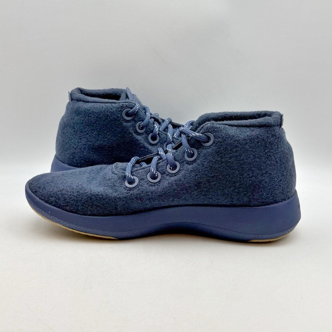 Allbirds Womens Wool Runner-up Mizzles Sneakers US 10 Navy Blue High Top NWOB