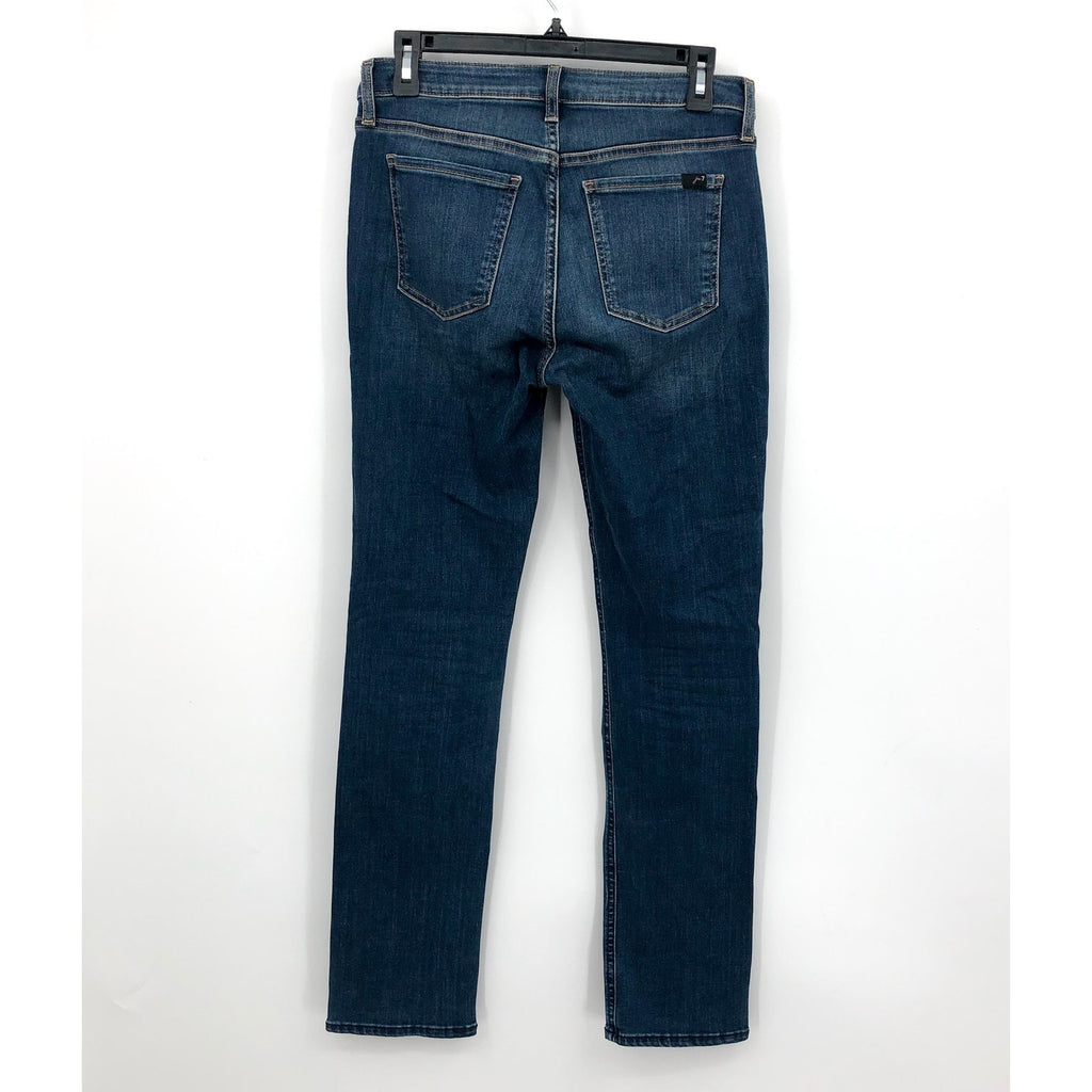 JEN7 Women's High Rise Slim Straight Jeans Size 6 Classic Medium Blue NWT