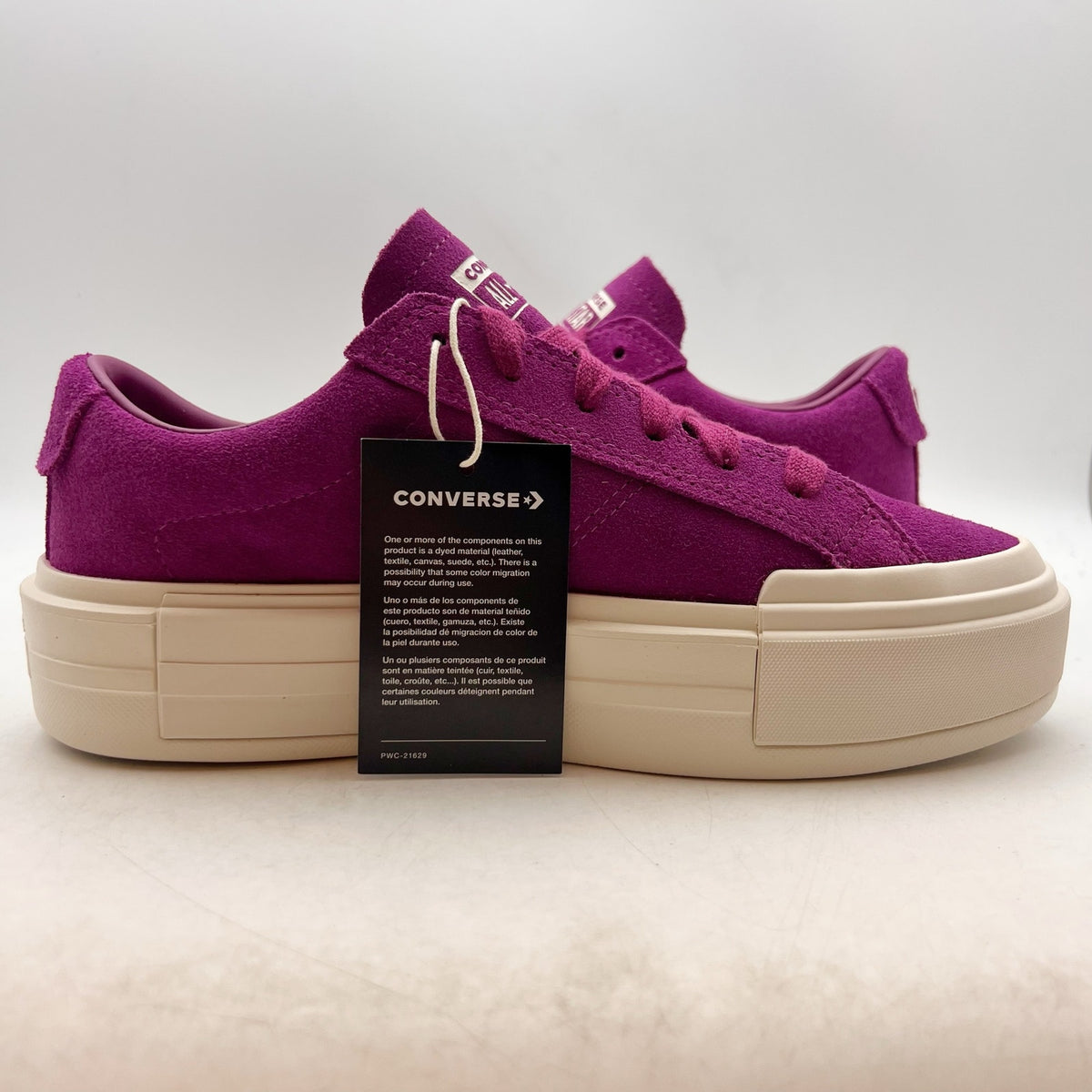 Converse Womens Chuck Taylor All Star Cruise Sneakers Size 9.5 Purple Suede NIB