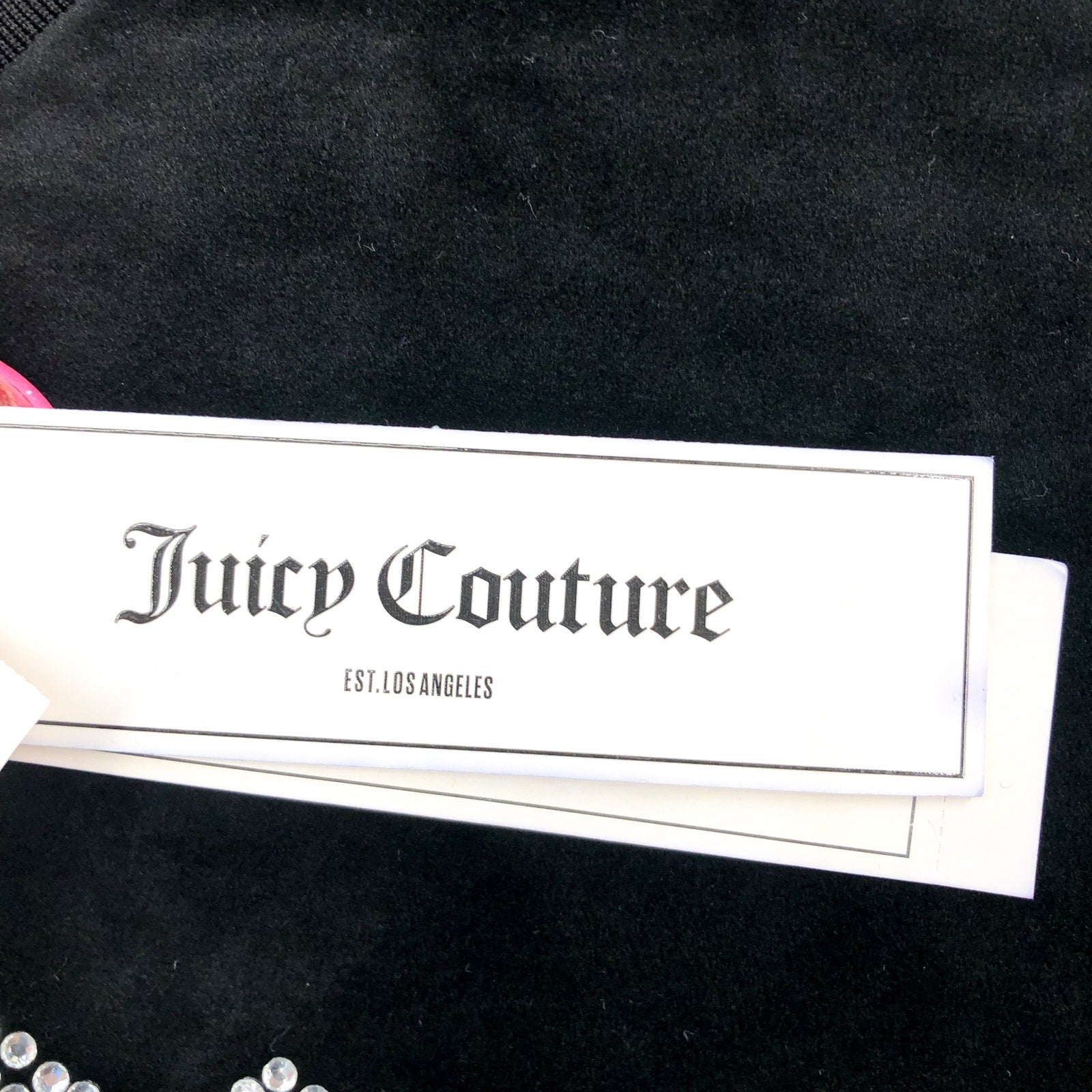 JUICY COUTURE Womens Balloon Sleeve Crop Sweatshirt Large Black Liquorice NWT