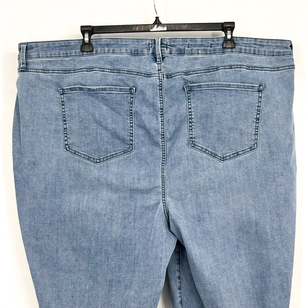 NYDJ Womens Margot Girlfriend Jeans Size 26W PETITE Kingston Blue NWOT