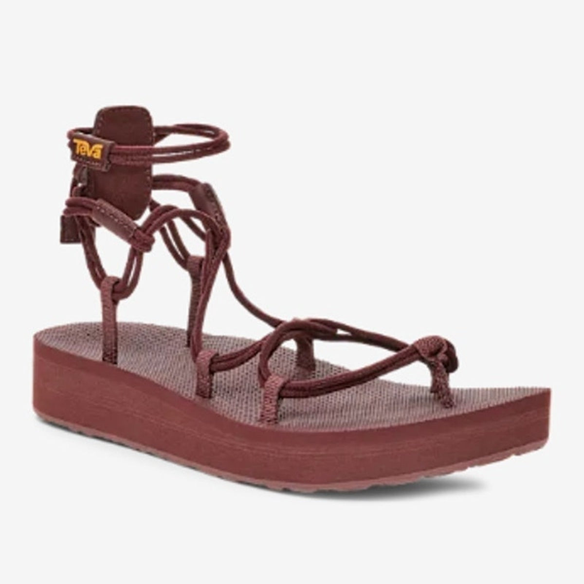 Teva Women’s Midform Infinity Gladiator Sandals Size 9 Red Raisin Platform NIB
