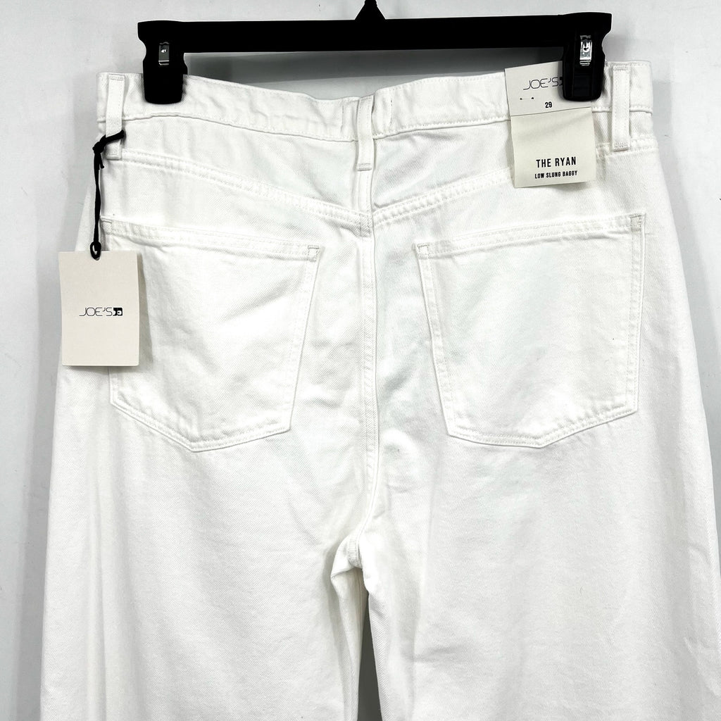JOE'S JEANS Womens Ryan Low Slung Baggy Jeans Size 29 US 8 White Rigid NWT