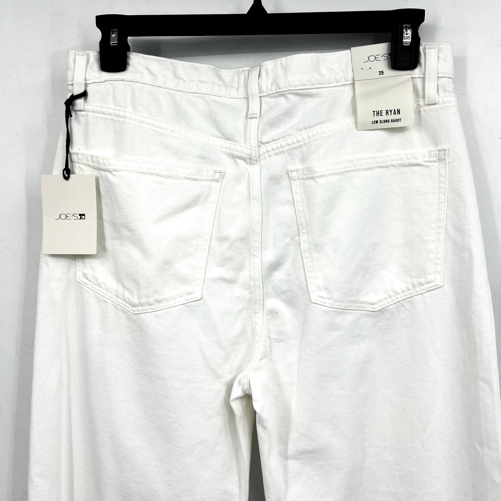 JOE'S JEANS Womens Ryan Low Slung Baggy Jeans Size 29 US 8 White Rigid NWT
