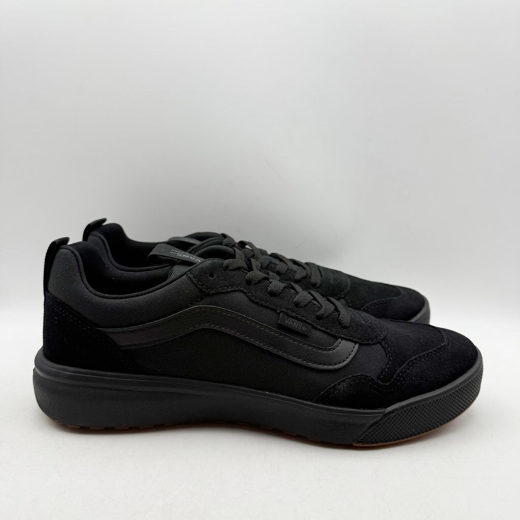 VANS Mens Range EXP Casual Sneakers Size 10.5 Black Suede Lace Up NWOB