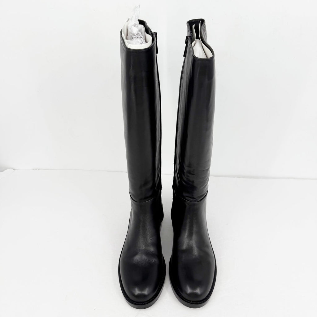 Sam Edelman Womens Mable Tall Boots Size 9.5 M EU 40.5 Black Leather NIB