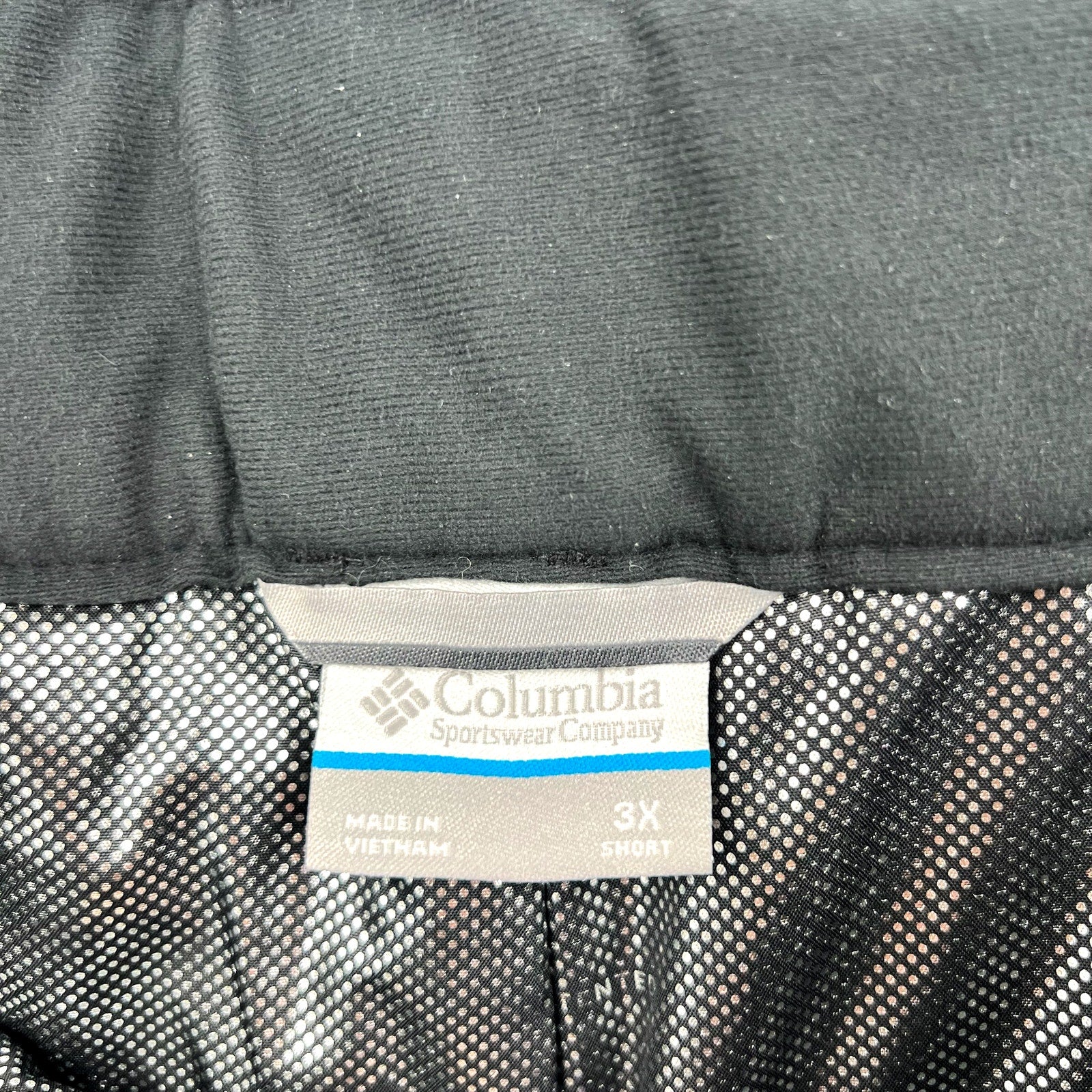 Columbia Mens Bugaboo II Insulated Snow Pants 3X Black 28" Inseam Waterproof NWT