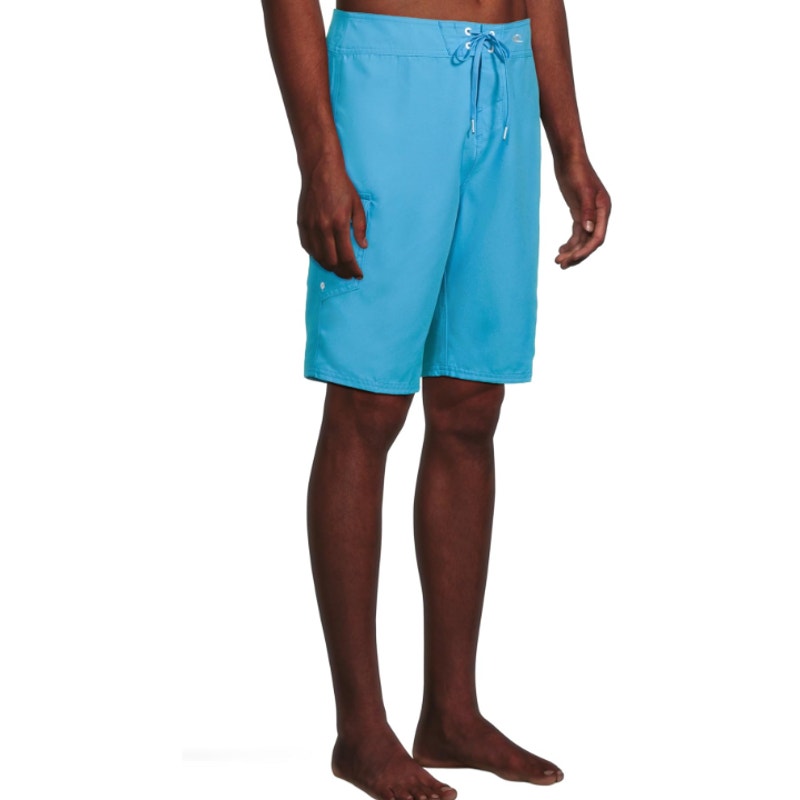 O'NEILL Mens Santa Cruz Solid 2.0 Boardshorts Size 31 Blue Cyan Drawstring NWT