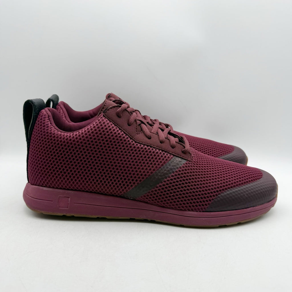YORK Athletics Mens The Henry Mid Trainer Sneakers US 12 Red Black NIB