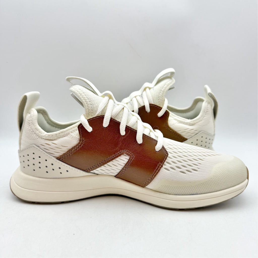York Athletics The Frank Trainer Sneakers Womens 8.5 Mens 7 Tan White NIB