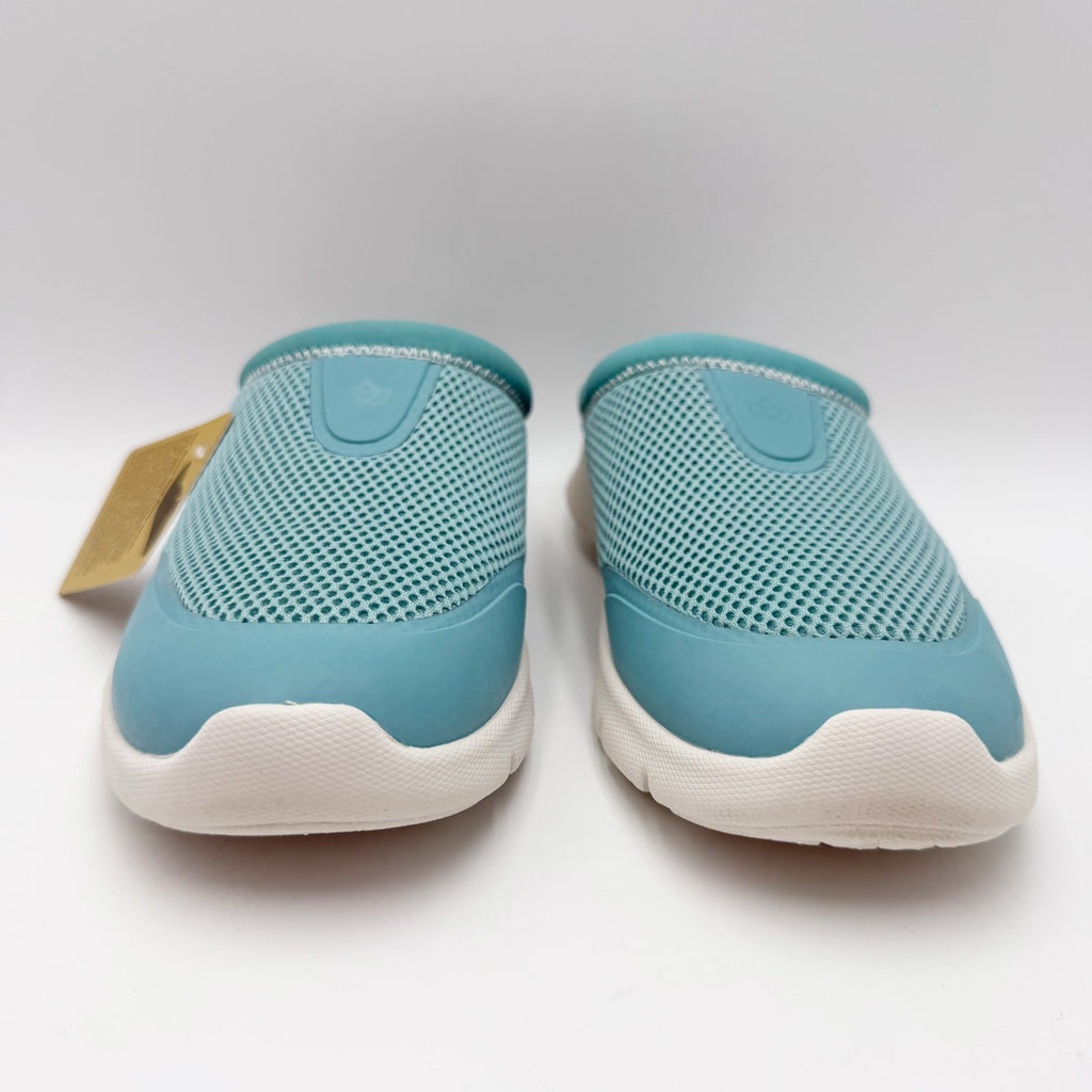 Spenco Womens Bliss Slip-on Shoes Size 10 B Aqua Blue Casual Mules NIB