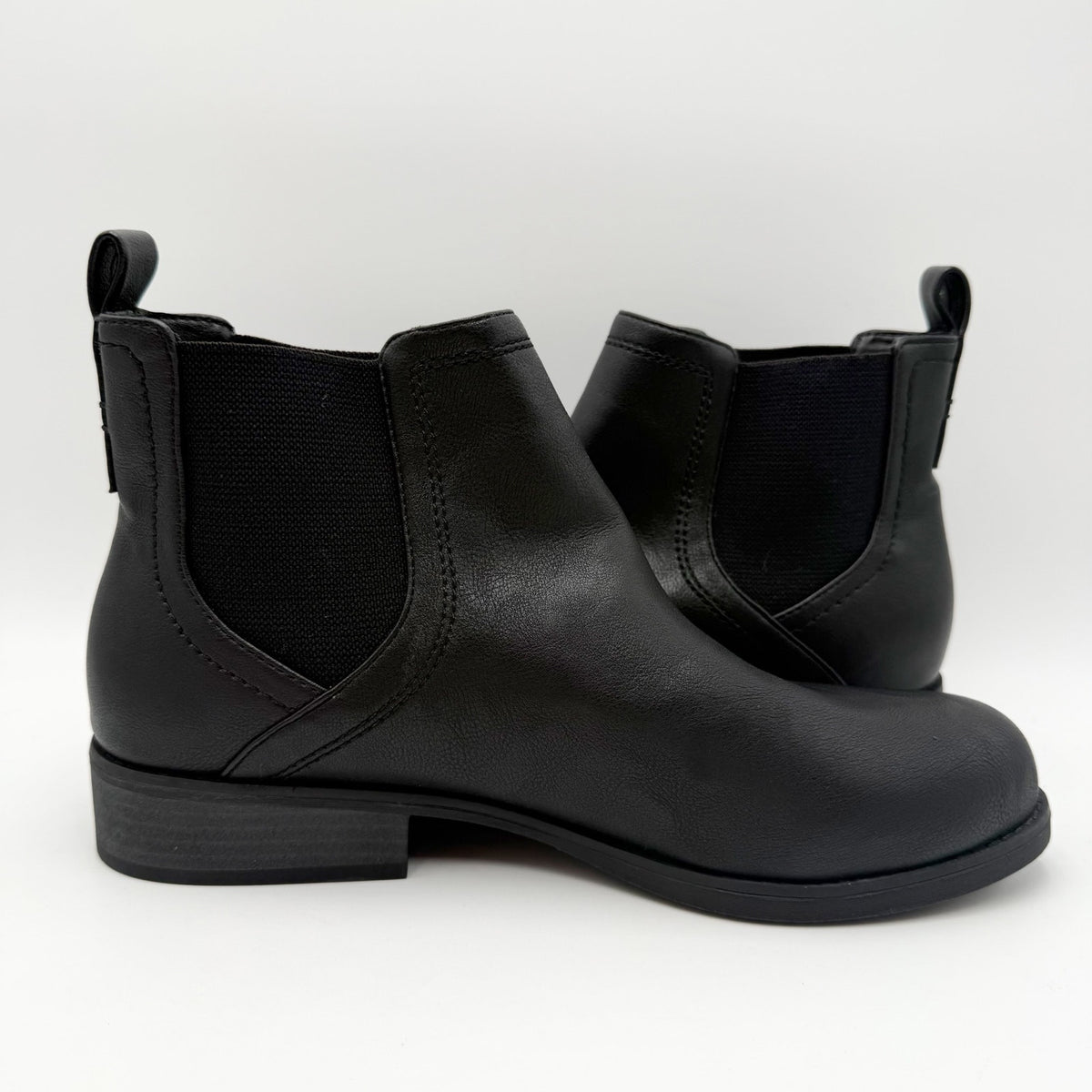 Crown Vintage Womens Flendi Chelsea Ankle Boots Size 11 WIDE Black NWOB