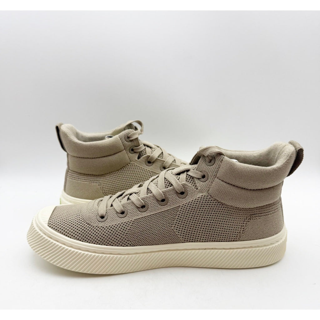 Cariuma IBI High Top Knit Sneaker Mens 8 Womens 9.5 Sand Tan Bamboo NIB
