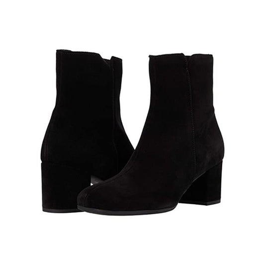 La Canadienne Womens Juni Ankle Boots US 7.5 Black Suede Waterproof NWOB