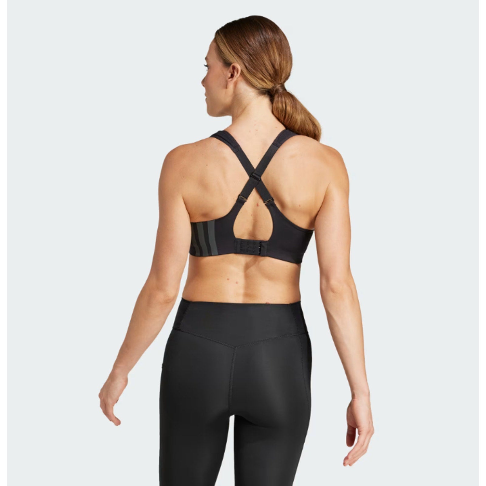 ADIDAS Women's TLRD Impact Training High-Support Bra M A-B Black NWT