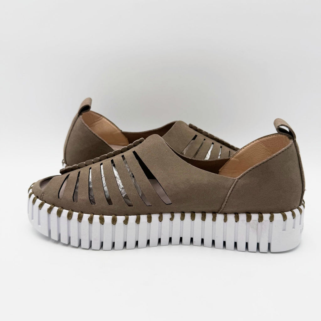Ilse Jacobsen Womens Tulip 9376 Slip On Shoes Size 7.5 EU 38 Brown NWOB