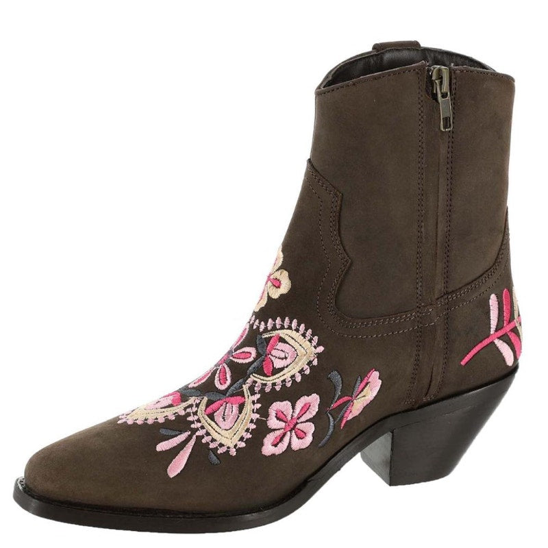 Diba True Women Cains Ville Western Bootie Size 9 M Brown Multi Leather NWOB
