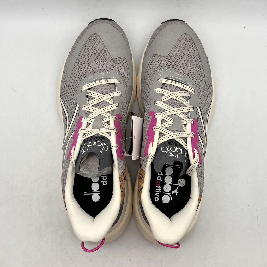 Diadora Womens Mythos Blushield Volo 4 2030 Athletic Shoes Size 9 Gray NIB