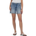 KUT FROM THE KLOTH Hailey Cut-off Denim Shorts Size 14 Focus Blue Jean NWT