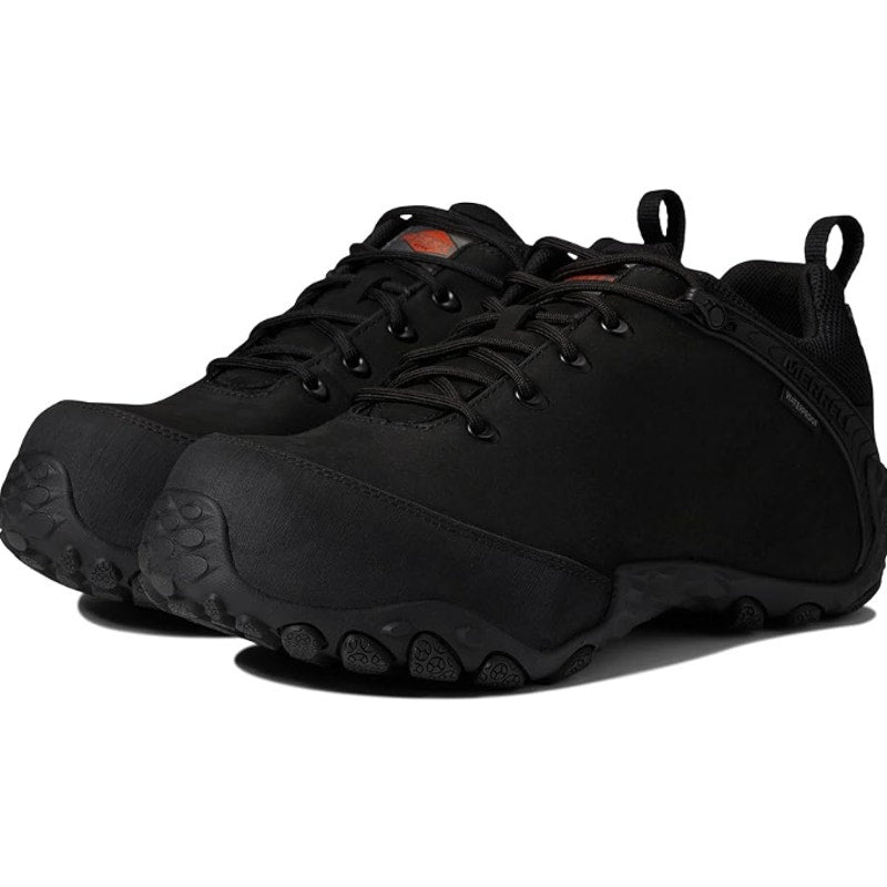 Merrell Mens Chameleon Flux CF Work Sneaker US 11.5 M Black CT Waterproof NIB