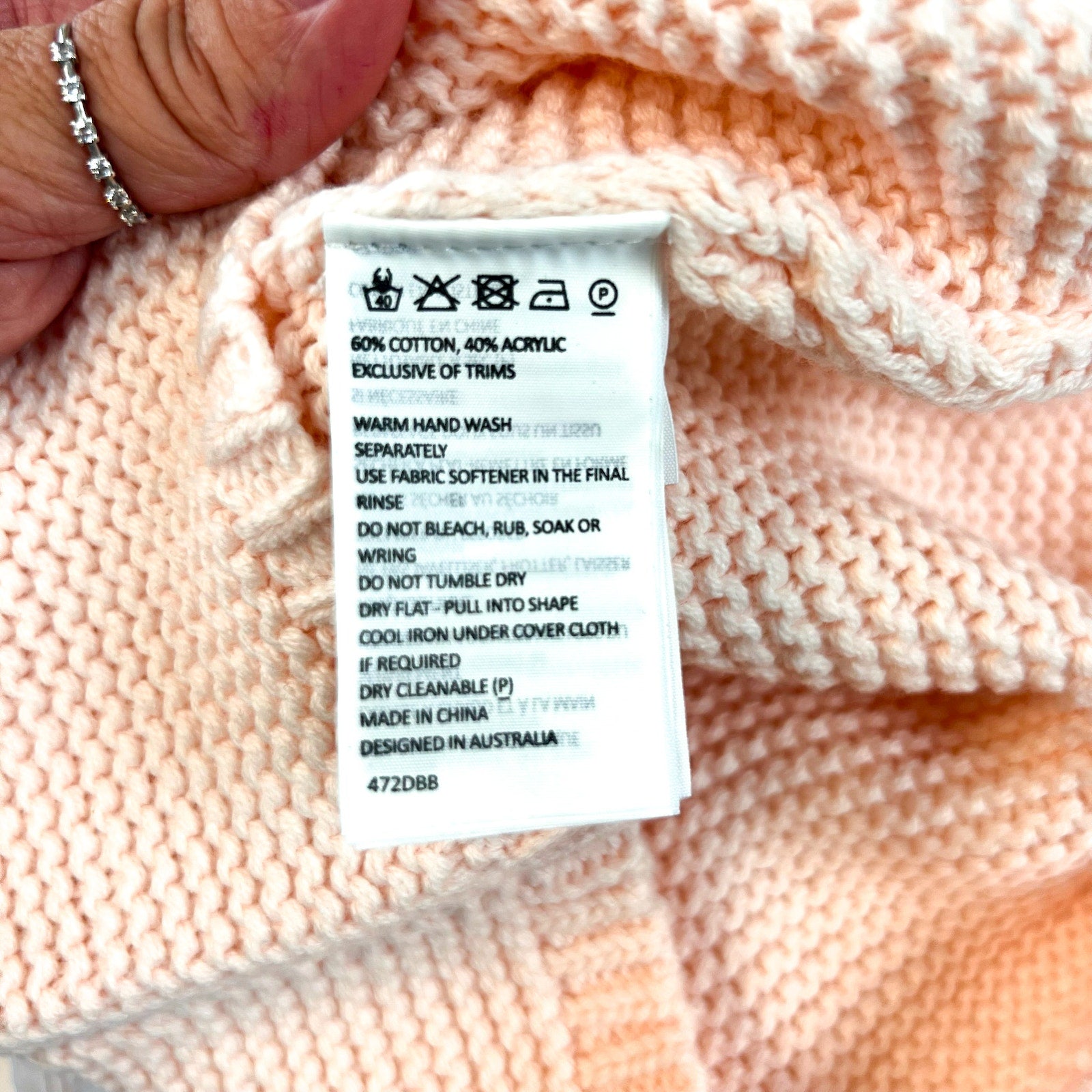BARDOT Toddler Girl's Andi Knit Dress Size 3 Peach Pink Halter Neck NWT