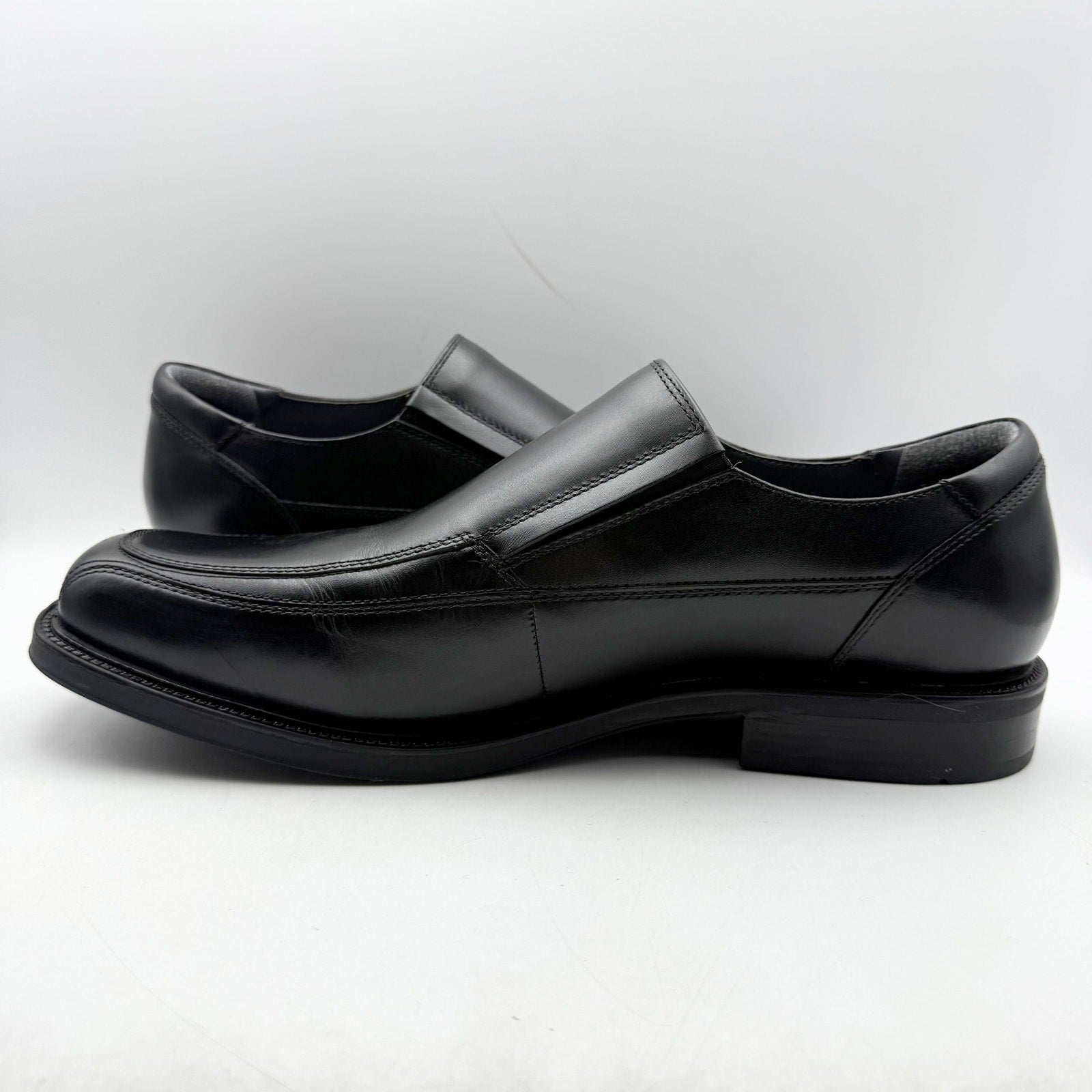 Dockers Mens Proposal Dress Loafers US 14 Wide EU 48 Black Leather NIB