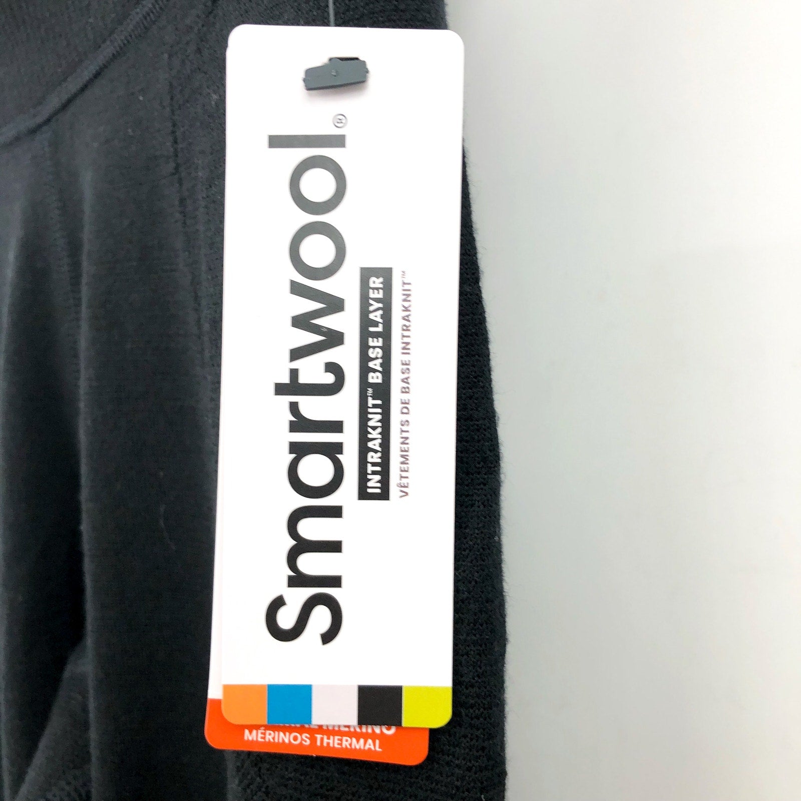 SMARTWOOL Womens Intraknit Merino Base Layer Bottom Small Black Thermal Max NWT