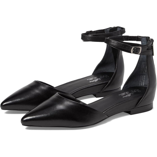 Seychelles Womens What a Girl Wants Flats US 6 M Black Leather NIB
